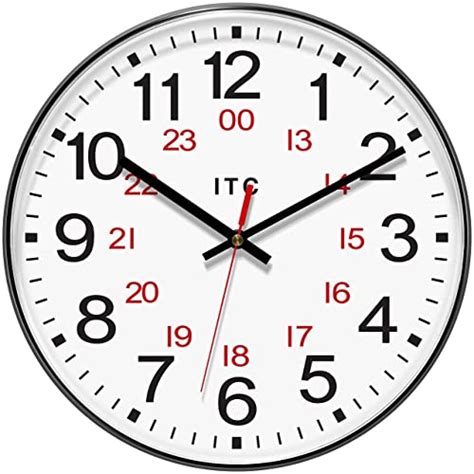In 12 hour clock time. 24 Hr Clock: Amazon.com