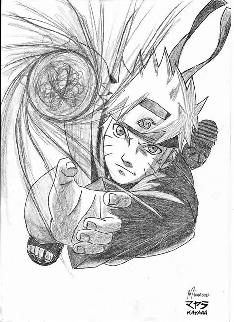 Naruto Uzumaki Rasengan By Mayara Scarlet On Deviantart