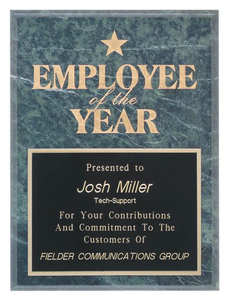 Order yours today and reward your remarkable employee! Custom Engraving - Trophies, Plaques, Awards, Signage ...