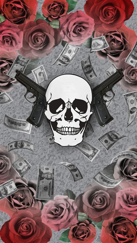 Cool Skull And Guns Wallpapers