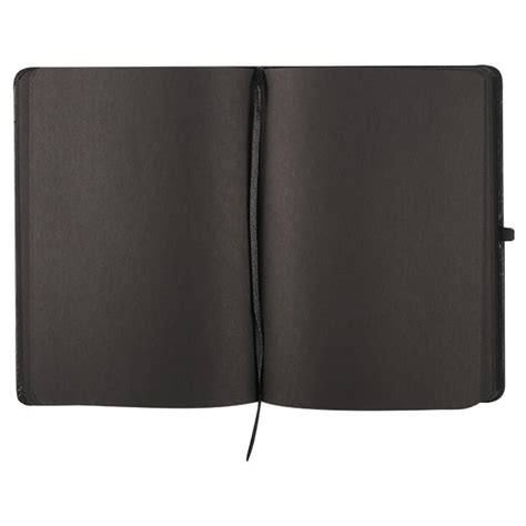 Bright Black Paper Journal Full Color Totally Promotional