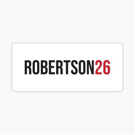 Robertson 26 2223 Season Sticker For Sale By Gotchaface Redbubble