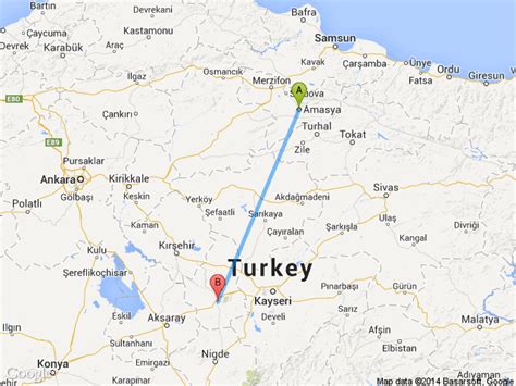 Nevşehir i̇ç anadolu bölgesinde yer almaktadır. Amasya Nevşehir Arası Kaç Kilometre?