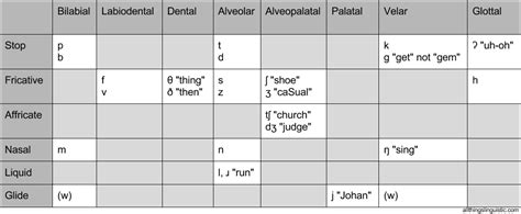 DIAGRAM Voiced Consonants Diagram MYDIAGRAM ONLINE