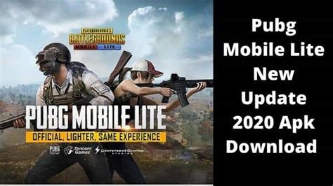 Download pubg mobile lite apk 0.20.0 for android. Pubg Mobile Lite New Update 2020 Apk Download
