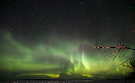 Northern Lights Over Lake Winnipeg March 19 2015 Winnipeg Free Press