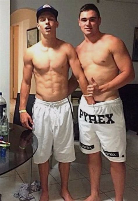 Andrew lee and avery jones. Shirtless Male Muscular College Frat Men Jocks Goofing Off ...