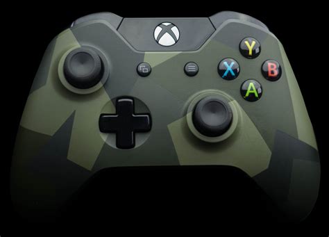 Microsoft Xbox One Wireless Controller Green Camo Gamestop Custom