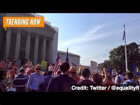 Supreme Court Strikes Down Doma Dismisses Prop Case Youtube