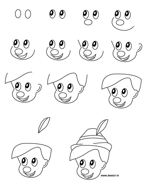 How To Draw Disney Characters Learn How To Draw Pinocchio With Simple