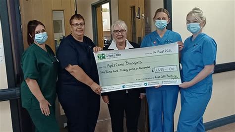 Golf Club President Raises £1500 For Bronglais Chemo Appeal Cambrian
