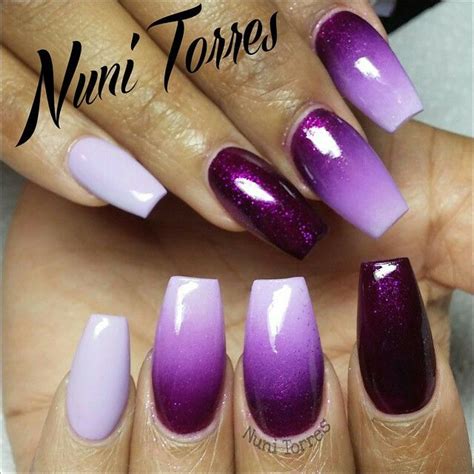 purple beauty purple ombre nails ombre nail designs purple nails
