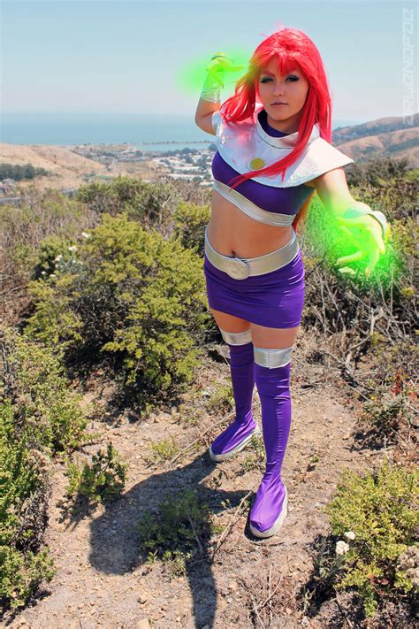 Starfire Cosplay By W Lfierose On Deviantart Hot Sex Picture