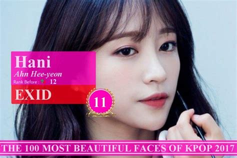 Top 100 Most Beautiful Faces In Kpop 2017 Female Exid Amino Amino