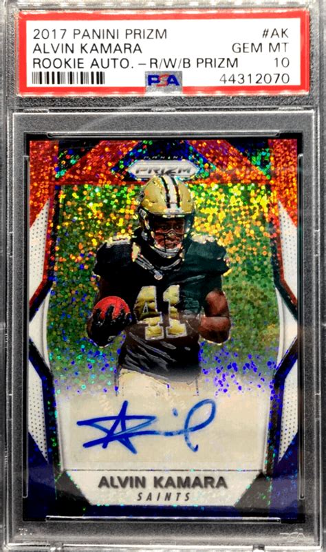 Alvin kamara 2017 donruss #349 rated rookie card pgi 10. Alvin Kamara Rookie Card - Best Cards and #1 Investment ...