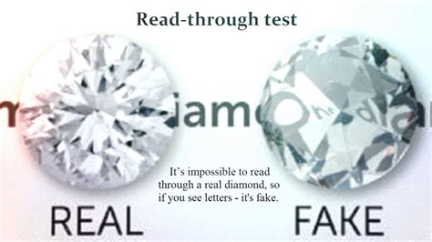 How To Tell The Difference Between A Real And Fake Diamond Youtube