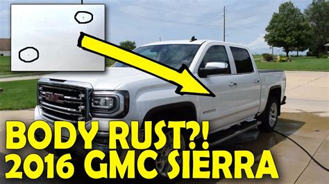 Body Rust On 2016 Gmc Sierra Iron X Review Youtube