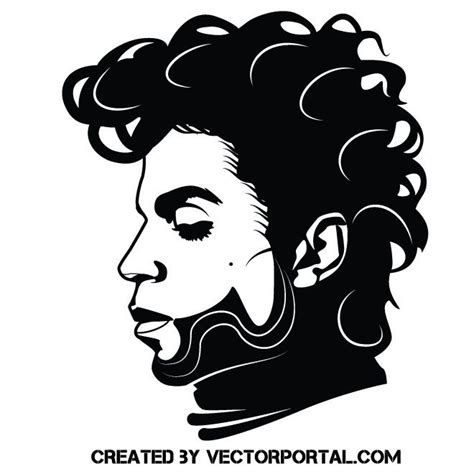 Musician Prince vector portrait | Vector portrait, Prince musician ...