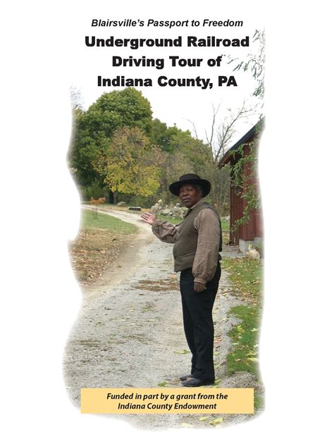 Indiana County Ugrr Driving Tour — Blairsville Area Underground Railroad