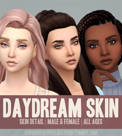 Sims 4 Daydream Skin The Sims Book