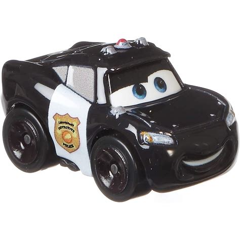Mattel Pixar Cars Mini Racers 3 Pack Apb Sheriff And Officer Lightning