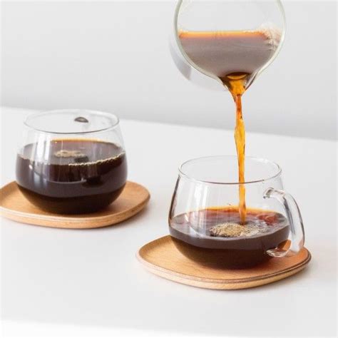 Blue Bottle Coffee X Kinto — Cafe Cup And Saucer For Two Cafe Cup Blue