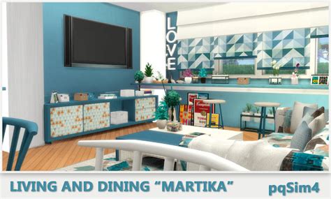 Martika Living And Dining Sims 4 Custom Content