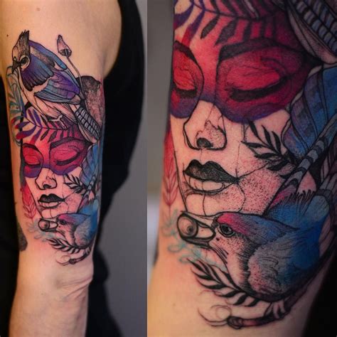 Tatuagens Estonteantes Em Cores Neon De Joanna Świrska Dövme