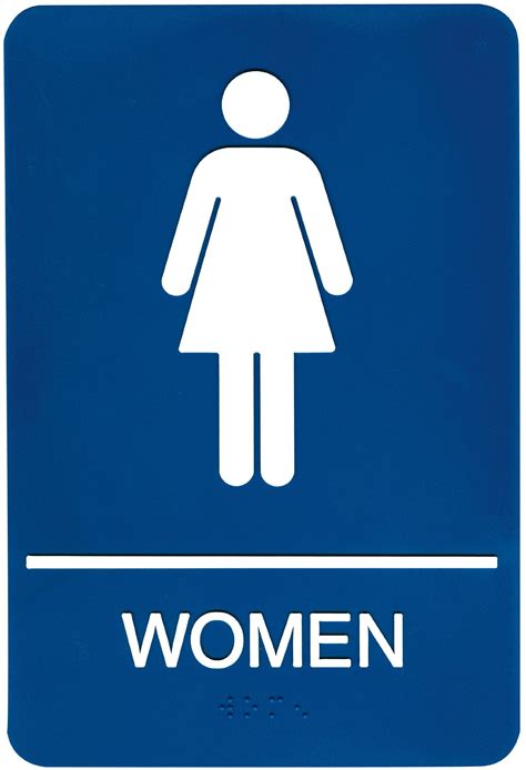 Women Bathroom Signs Design For Home