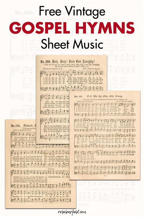 Free Printable Black Gospel Sheet Music Printable Templates