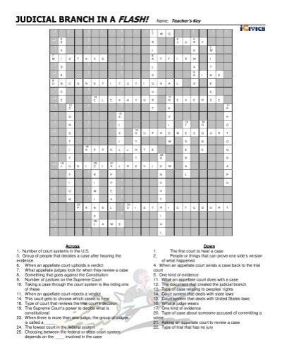 Judicial branch in a flash complete the sentence. ﻿Judicial Branch In A Flash Answer Key Crossword + mvphip ...