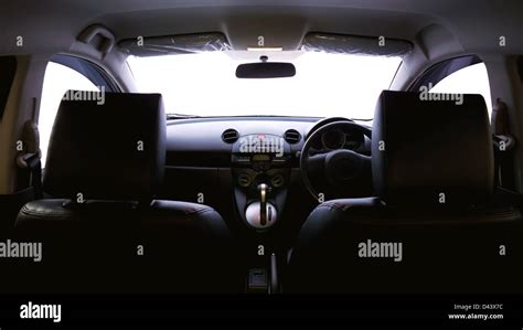 Black Car Interior Stock Photo Alamy