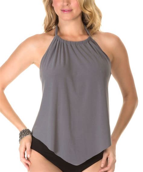 Loving This Gray Nicole Halter Tankini Top On Zulily Zulilyfinds