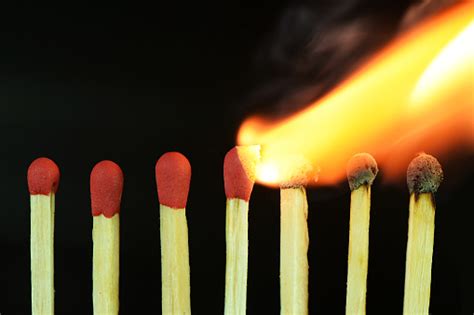 Burning Matches Stock Photo Download Image Now Istock