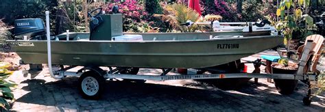 16 Aluminum Jon Boat Welded Hull Price Reduction 3550 — Florida