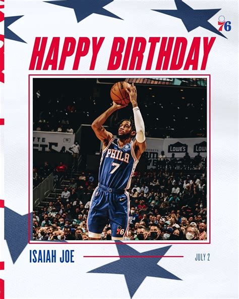 Philadelphia 76ers Happy 23rd Birthday Zaijoe1 Happy 23rd