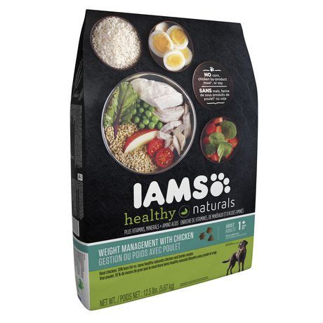 And if you're one of those people who have been recommended to feed your overweight dog a purely dry food diet or prescription dry formula, you've probably researched about. Iams® Healthy Naturals™ Weight Management with Chicken Dog ...