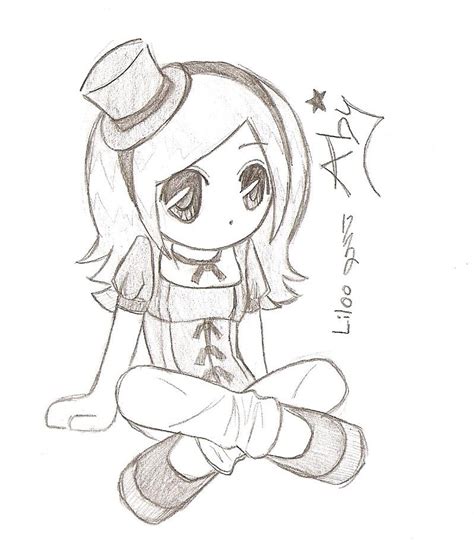 Drawing skill kawaii easy cute drawings of girls. Cute Anime Girl Drawing at GetDrawings | Free download