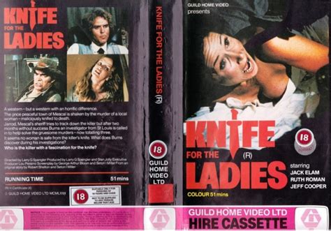 Knife For The Ladies 1972 On Guild Home Video United Kingdom Betamax V2000 Vhs Videotape