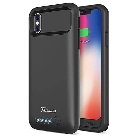 Iphone X Battery Case 4000mah Portable Charging Cover Extended Power