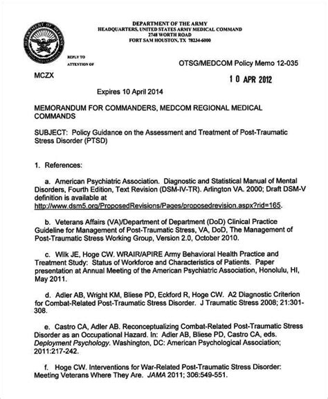 Army Memorandum Template 4 Memorandum Template Memo Template Word