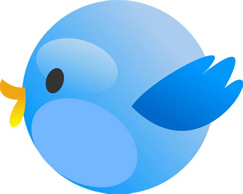 Cute Round Blue Bird Clipart Free Download Transparent Png Creazilla
