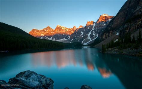 1920x1200 Landscape Lake Sunset Mountain Moraine Lake Banff National