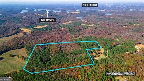 52 Acres Of Recreational Land And Farm For Sale In Hartwell Georgia