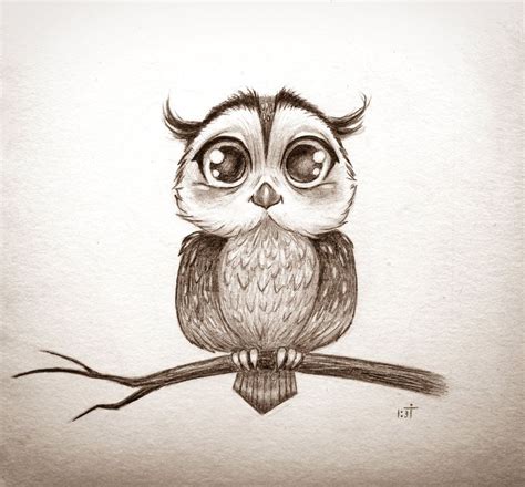 Owl By Bastet Mrr On Deviantart Baby Owl Tattoos Owls Drawing Owl