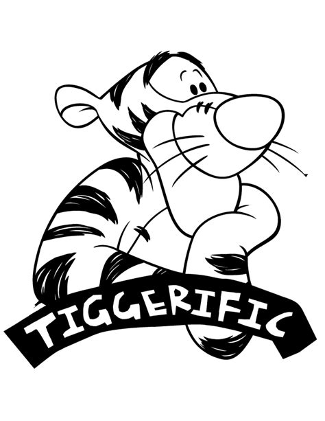 Disney Tigger Coloring Pages Images