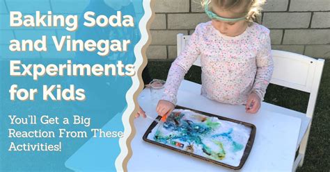 Baking Soda And Vinegar Chemistry Experiments For Kids Stem Education