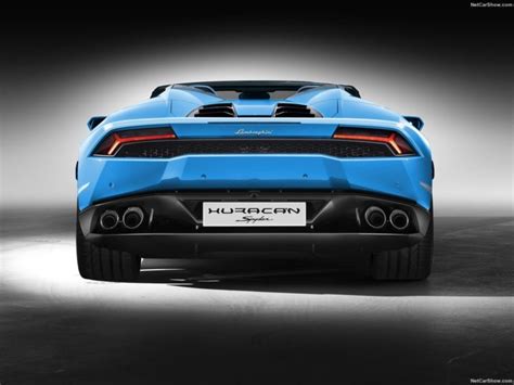 Lamborghini Huracan Lp610 4 Spyder Cars Supercars Blue 2017