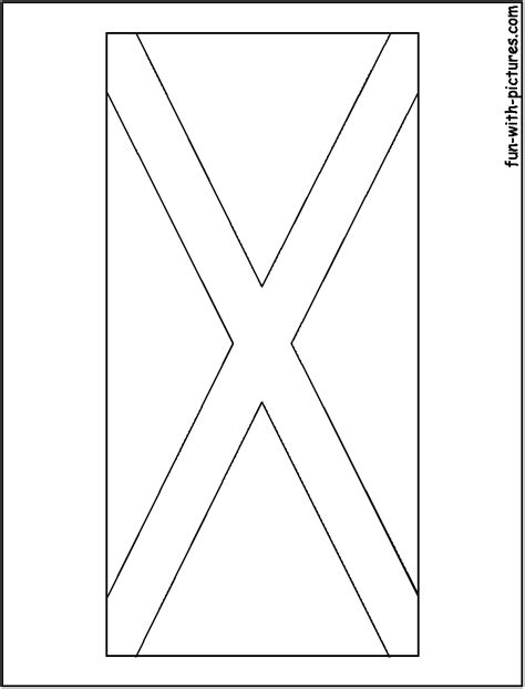 Flag Of Jamaica Coloring Page Free Printable Coloring