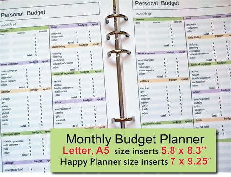 monthly budget sheet,2020 budget planner, budget planner template ,budget planning sheets, happy ...